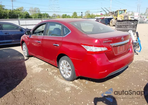 2014 Nissan Sentra S from USA, damaged, VIN 3N1AB7APXEY277192
